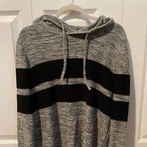 Express Brand Knit Hoodie